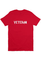 Load image into Gallery viewer, Red Veteran T Shirt